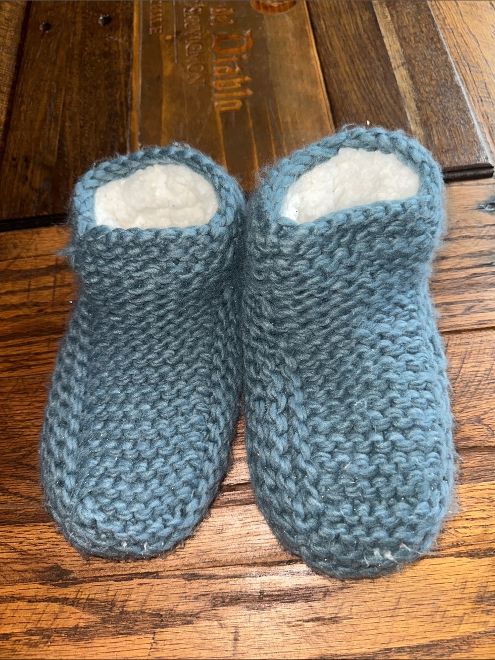 Lemon Hand-Knit Slipper Boots